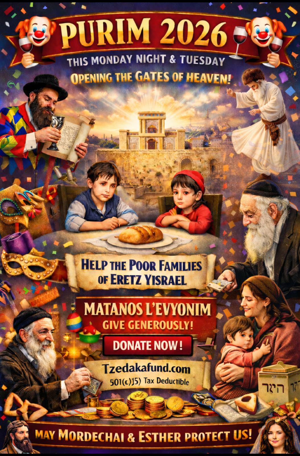 Purim Tzedaka Campaign